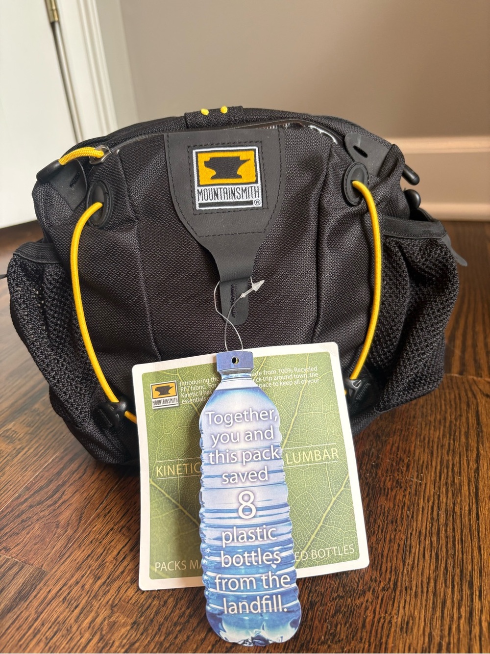 Mountainsmith Kinetic II 2 Lumbar Fanny Pack Trail Hiking Waist Bag Black NEW